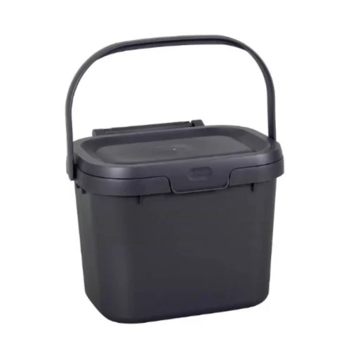 Addis 4.5 Litre Compost Caddy - Metallic