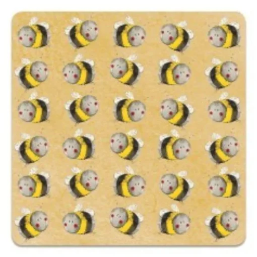 Alex Clark Coaster - Bees