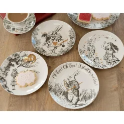 Alice in Wonderland Side Plates - Set of 4