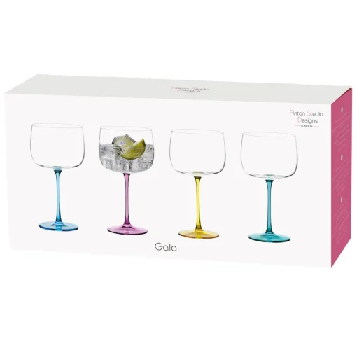 Anton Studio Designs 4-Piece 500ml Gin Glasses - Gala