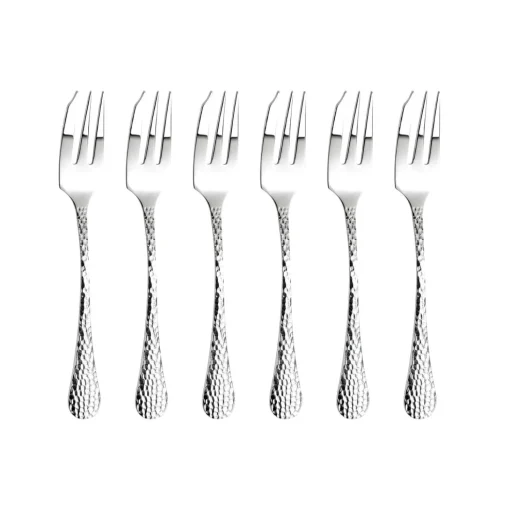 Arthur Price Avalon Stainless Steel Pastry Fork & Server Set - 7-Piece