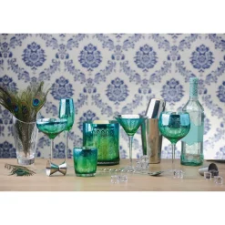 Artland Peacock 2 Piece Champagne Saucer Set