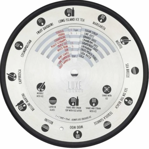 Barcraft Luxe Lounge Stainless Steel Cocktail Compass