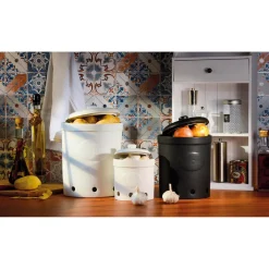 Bia International Potato Storage Jar - Matte White