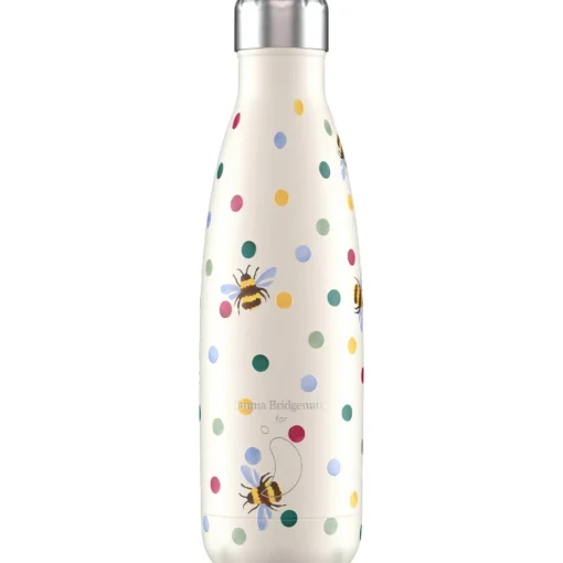 Chilly's Emma Bridgewater 500ml Reusable Bottle - Polka Dot & Bees