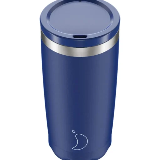 Chilly's 500ml Coffee Cup - Matte Blue
