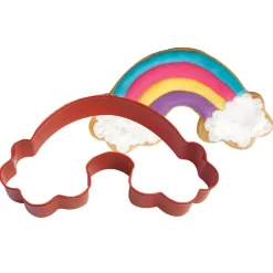 Creative Party Poly-Resin Coated Cookie Cutter Red - Rainbow