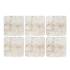 Creative Tops Set Of 6 Premium Coasters - Grey Marble