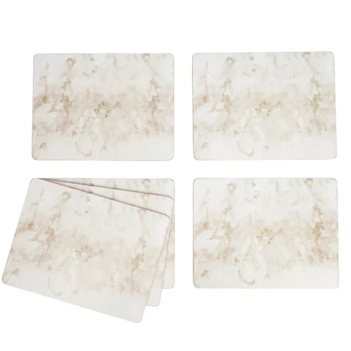 Creative Tops Set Of 6 Premium Placemats - Grey Marble
