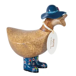 DCUK Duckys Floral Hat & Welly Boots - Assorted