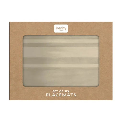 Denby Colours 6 Piece Placemat Set - Natural