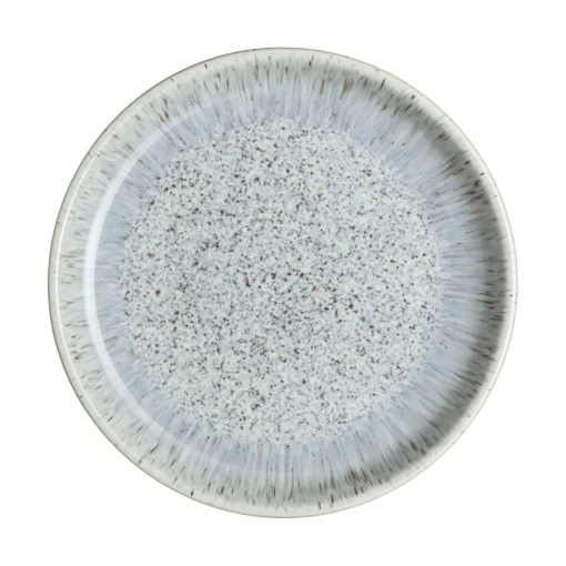 Denby Halo Speckle Medium Coupe Plate - 21cm