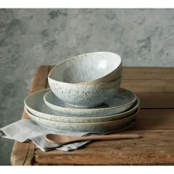 Denby Halo Speckle Medium Coupe Plate - 21cm
