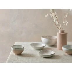 Denby Stoneware Kiln 15.5cm Medium Shallow Bowl - Coral