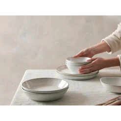 Denby Stoneware Kiln 22cm Pasta Bowl - Coral