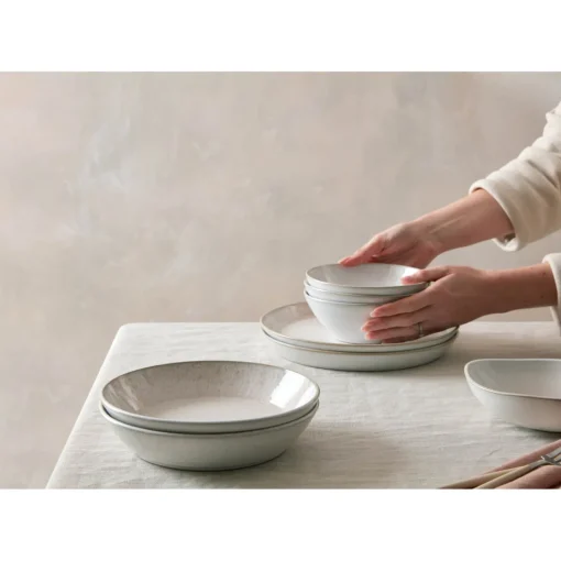 Denby Stoneware Kiln 22cm Pasta Bowl - Coral