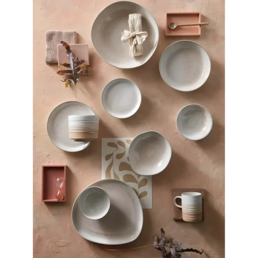 Denby Stoneware Kiln 17cm Small Plate - Coral