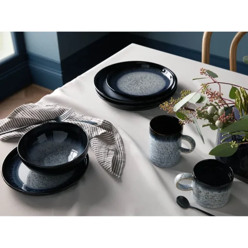 Denby Stoneware 295ml Small Ridged Mug - Halo