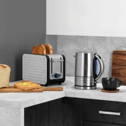Dualit Architect 26505 2 Slot Toaster - Black & Brushed Stainless Steel