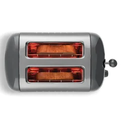 Dualit Lite Jug Kettle & 2 Slice Toaster Set - Polished Grey