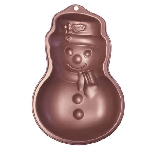Eddingtons Christmas Snowman Copper Cake Pan