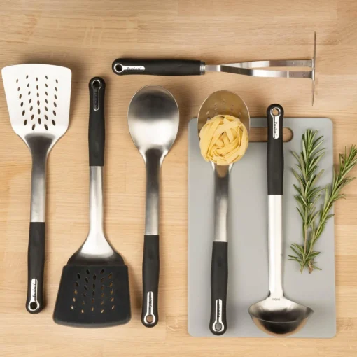 Fusion Stainless Steel Turner With Silicone Cover