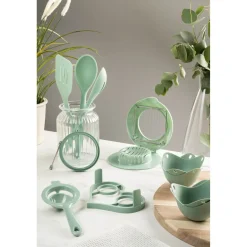 Fusion Twist Silicone Slotted Turner - Mint