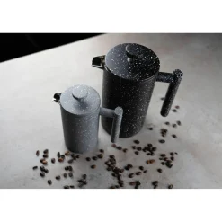 Grunwerg 3 Cup Cafe Ole Tall Cafetiere - Black Granite