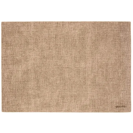 Guzzini Tiffany Reversible Faux Leather Fabric Placemat - Sand
