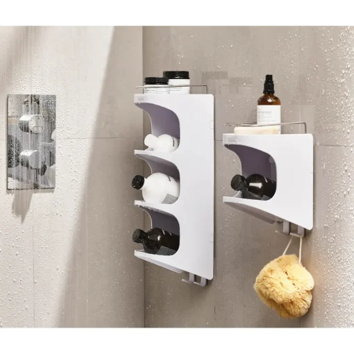Joseph Joseph Capsule 2 Tier Shower Shelf - White