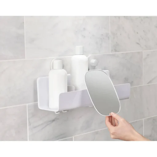 Joseph Joseph EasyStore Large Shower Shelf With Mirror