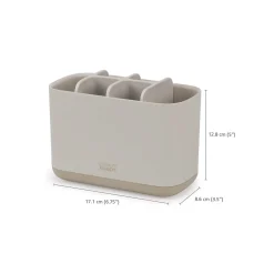 Joseph Joseph EasyStore Large Toothbrush Caddy - Ecru