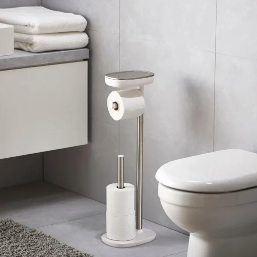 Joseph Joseph EasyStore Standing Toilet Paper Holder - Steel