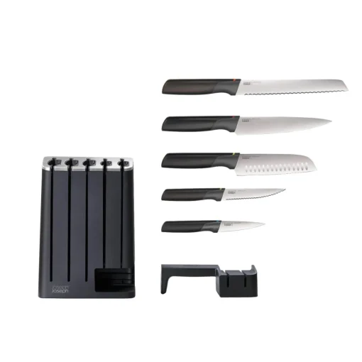 Joseph Joseph Elevate Slim 5 Piece Kitchen Knife Block