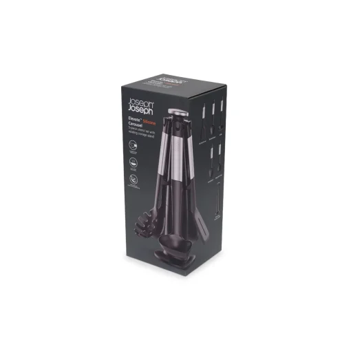 Joseph Joseph Elevate Stainless Steel & Silicone Utensil 5-Piece Carousel Set
