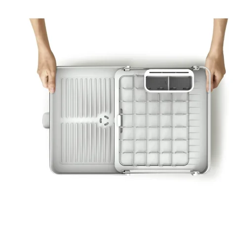 Joseph Joseph Extend Steel Expandable Dish Rack - Light Stone