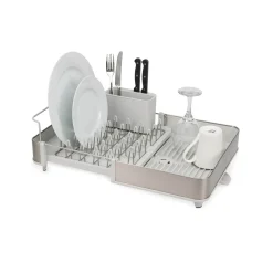 Joseph Joseph Extend Steel Expandable Dish Rack - Light Stone