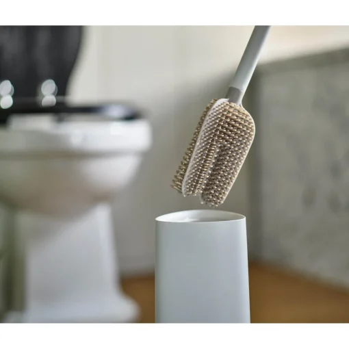 Joseph Joseph Flex 360 Advanced Toilet Brush & Holder - Ecru