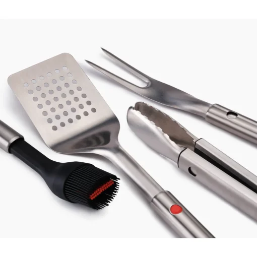 Joseph Joseph  GrillOut™ Stainless Steel 4-Piece BBQ Utensil Set with Case