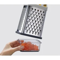 Joseph Joseph Multi-Grip Box Grater with Precision Food Grip - Yellow