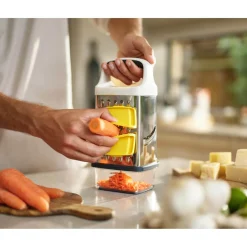 Joseph Joseph Multi-Grip Box Grater with Precision Food Grip - Yellow