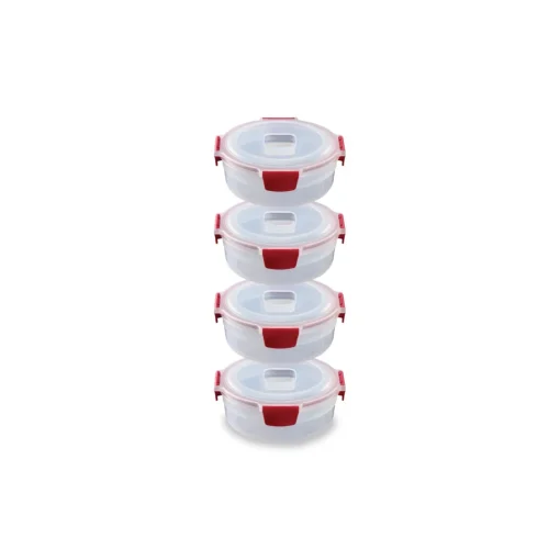 Joseph Joseph Nest™ Lock 4-Piece 1 Litre Round Food Container Set