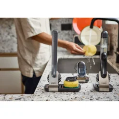 Joseph Joseph SinkTech Soap Dispensing Washing Up Brush with Steel Stand