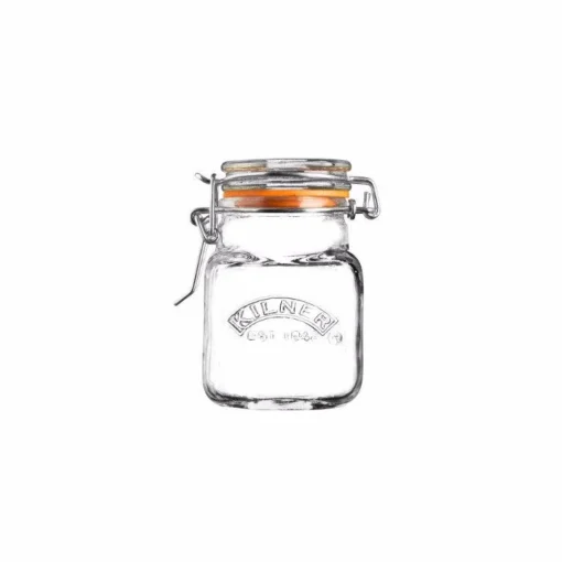 Kilner Glass Square Clip Top Spice Jar - 70ml