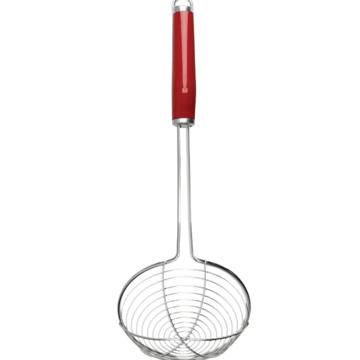 KitchenAid Stainless Steel Wire Skimmer Strainer - Empire Red