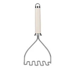 KitchenAid Utensils Stainless Steel Masher - Almond Cream