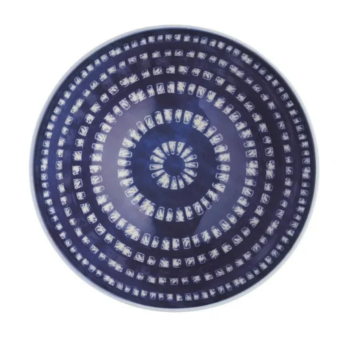 Kitchencraft Stoneware Bowl - Blue Tile