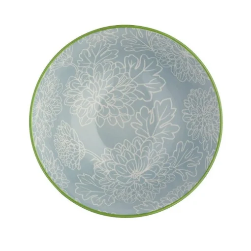 Kitchencraft Stoneware Bowl - Grey Floral