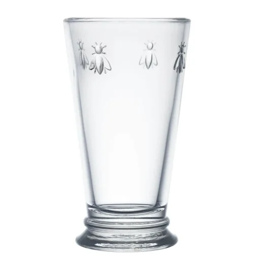 La Rochere Bee Embossed Clear Large Long Drink Glass - 460ml