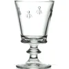 La Rochere Bee Embossed Stemmed Clear Goblet Wine Glass - 240ml